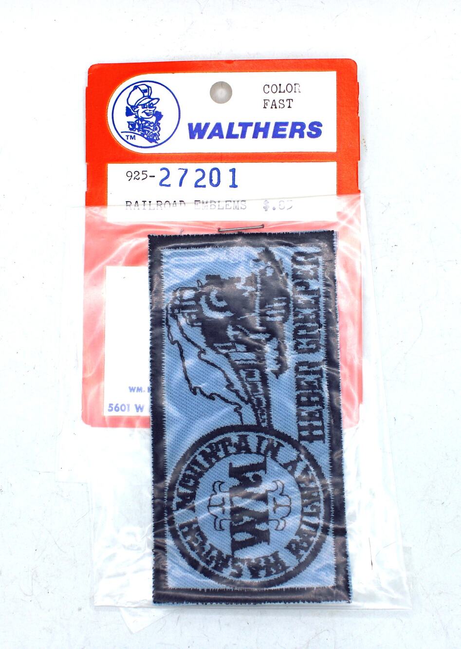 NOS Walthers Wasatch Mountain Herber Creeper Railroad Patch